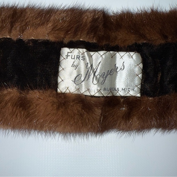 Vintage Betmar Elegant Brown‎ Fur Hat and Scarf Set main image 10
